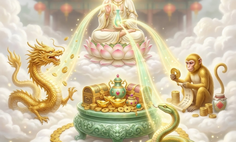 3 con giáp “trời sinh phú quý”, được cho là được Quan Âm Bồ Tát độ trì, vượng phu – tụ tài – giữ của bền bỉ