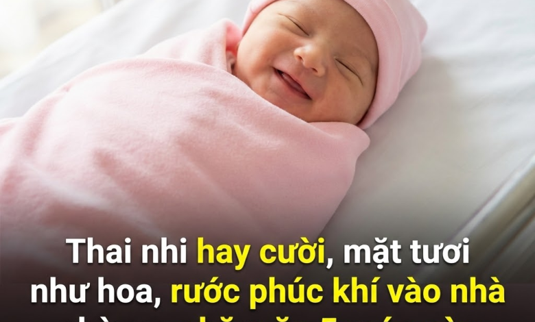 Thai nhi hay cười, mặt tươi như hoa, rước phúc khí vào nhà nhờ mẹ chăm ăn 5 món này