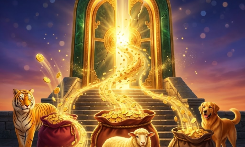 Cổng tiền tài mở muộn cuối năm: 3 con giáp may túi ba gang mà hứng lộc